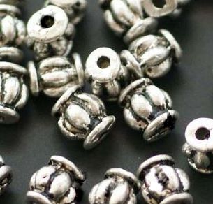 Bali style silver bead